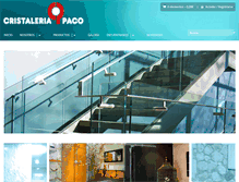 Tablet Screenshot of cristaleriapaco.com